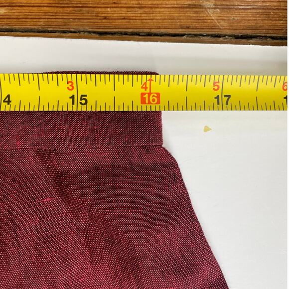 Nordstrom Linen Midi Skirt Size Large 32'' Waist Woven Boho Summer - Picture 10 of 10